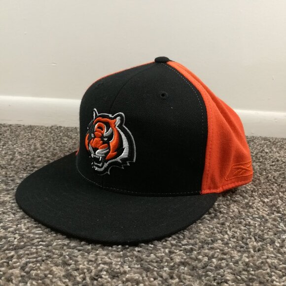 NWT Vintage Cincinnati Bengals Hat Cap Wool Reebok Size 7 3/4 - Picture 1 of 6
